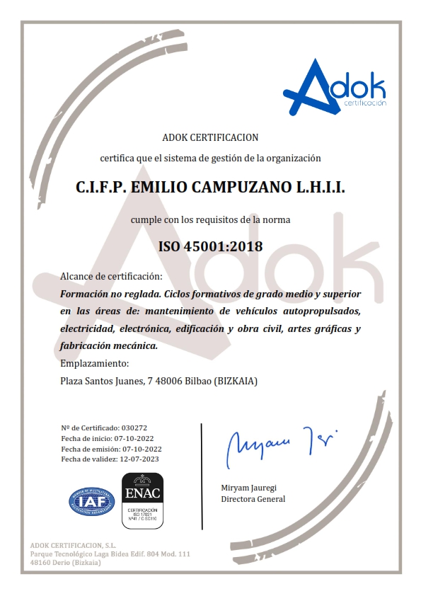 Certificado 45001 Emilio Campuzano_001